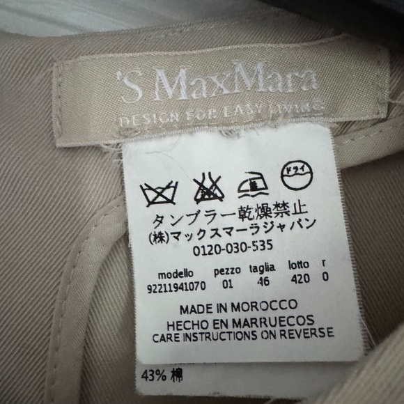 MaxMara Cream Pleated Mini Dress. Ptp 19” lenght 36” - Picture 5 of 7